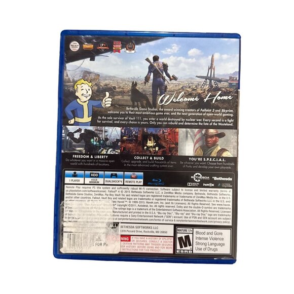 Fallout 4 For PS4 Complete In Case With Disk & Vault Dwellers Survival Guide - Picture 2 of 3